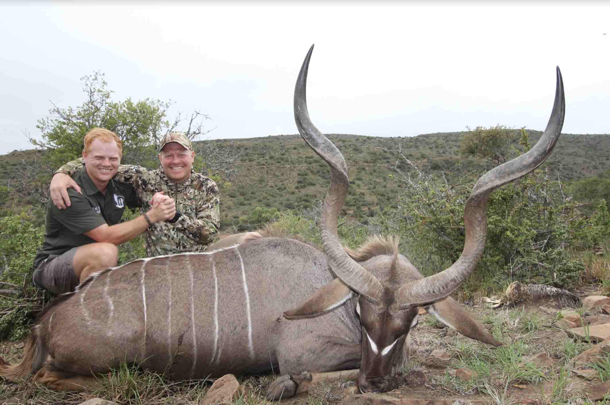 jagt efter kudu i Sydafrika